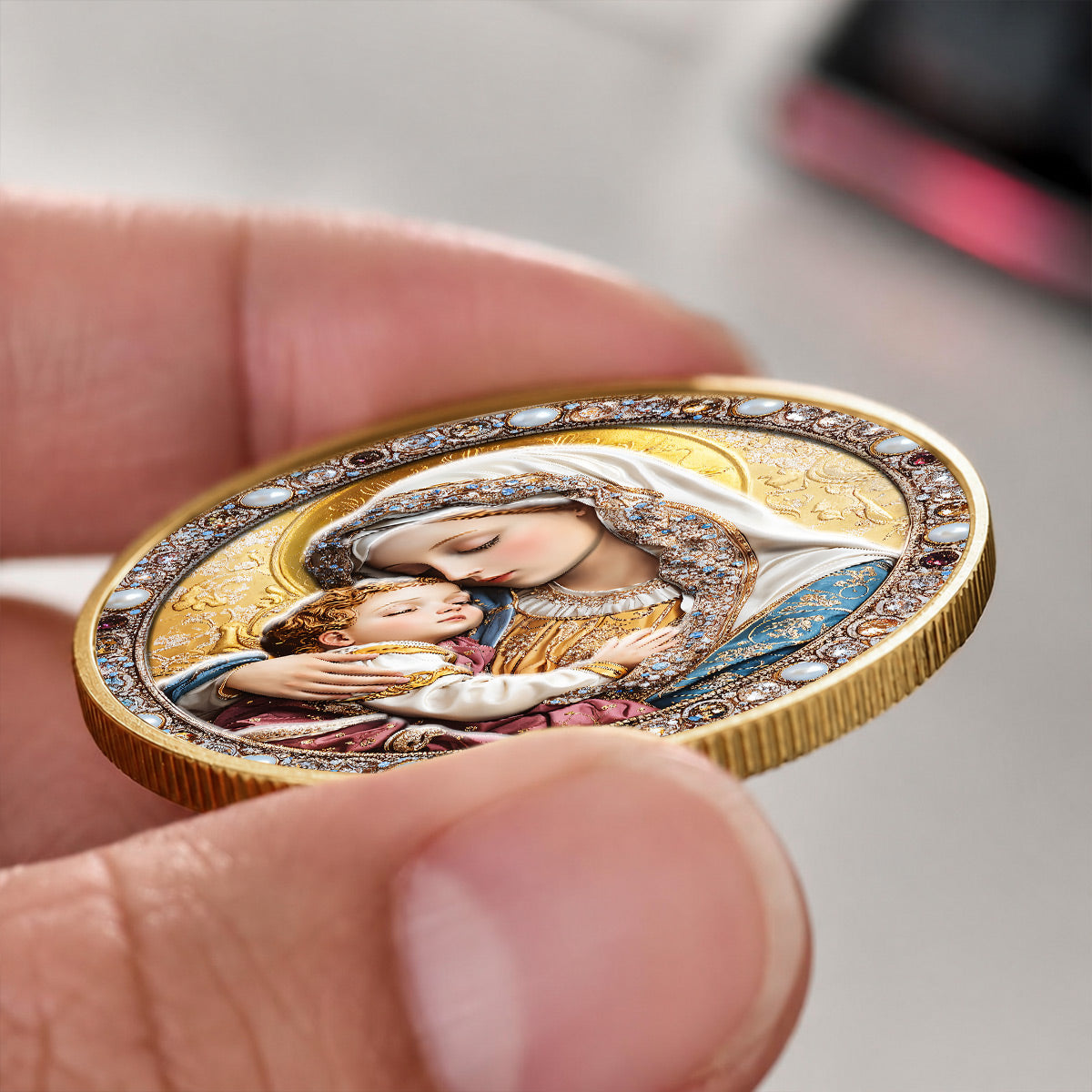 Mary’s Grace Devotional Premium 3D Commemorative Coin