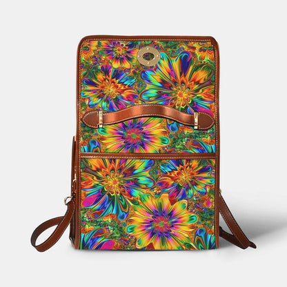 Hippie Satchel Handbag Rainbow Reverie