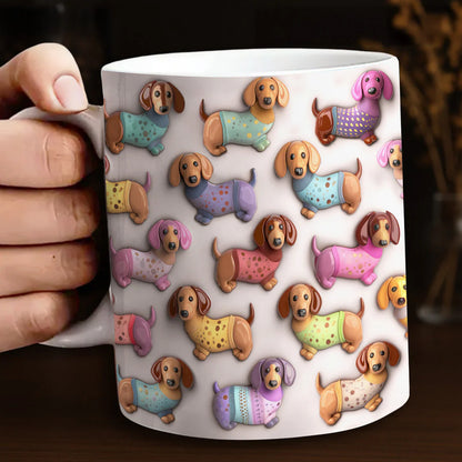 Dachshund 11Oz Mug Pretty Dachshunds