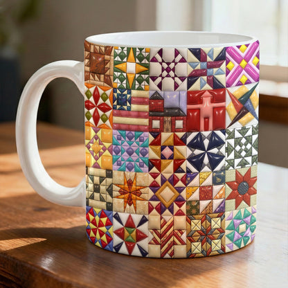 Sewing Lover 11Oz Mug Quilt Blocks