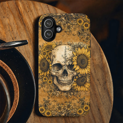 Eternal Skull Leather Phone Case
