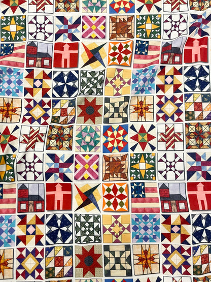 Sewing Lover V-neck Nightshirt Quilt Blocks