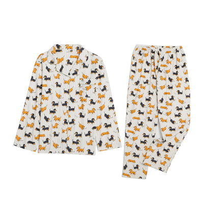 Dachshund Cotton Fleece Pajamas