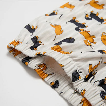 Dachshund Cotton Fleece Pajamas