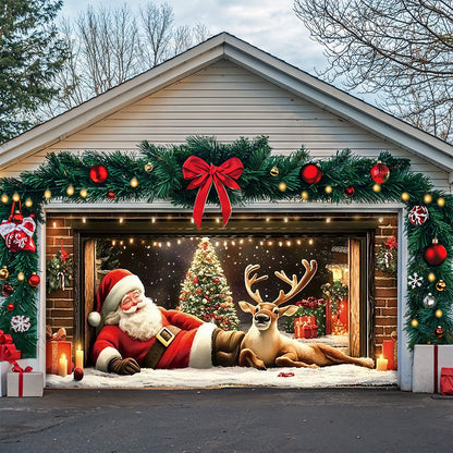 Christmas Garage Door Banner Decoration -  A Jolly Moment