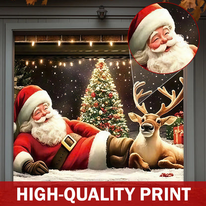 Christmas Garage Door Banner Decoration -  A Jolly Moment
