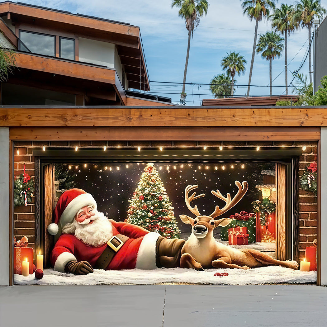 Christmas Garage Door Banner Decoration -  A Jolly Moment