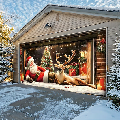 Christmas Garage Door Banner Decoration -  A Jolly Moment