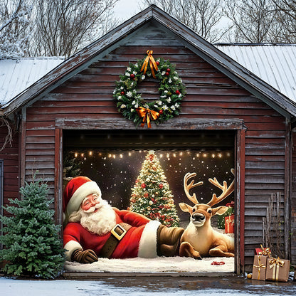 Christmas Garage Door Banner Decoration -  A Jolly Moment