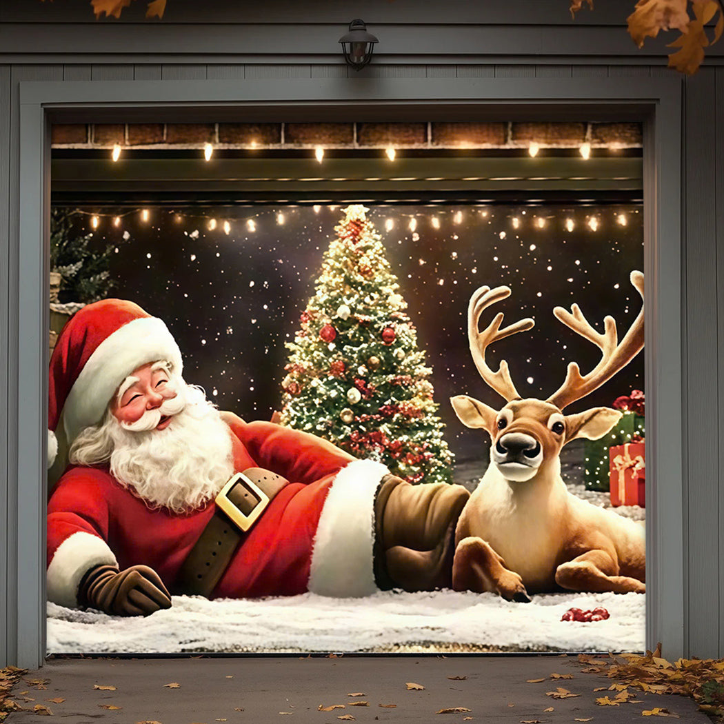 Christmas Garage Door Banner Decoration -  A Jolly Moment