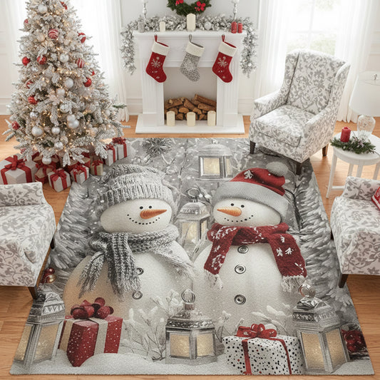Christmas Area Rug Winter's Romance