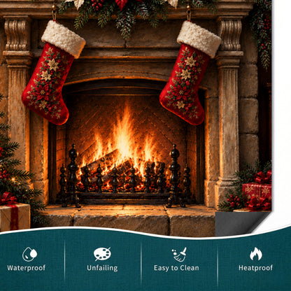 Christmas Magnetic Dishwasher A Cozy Night