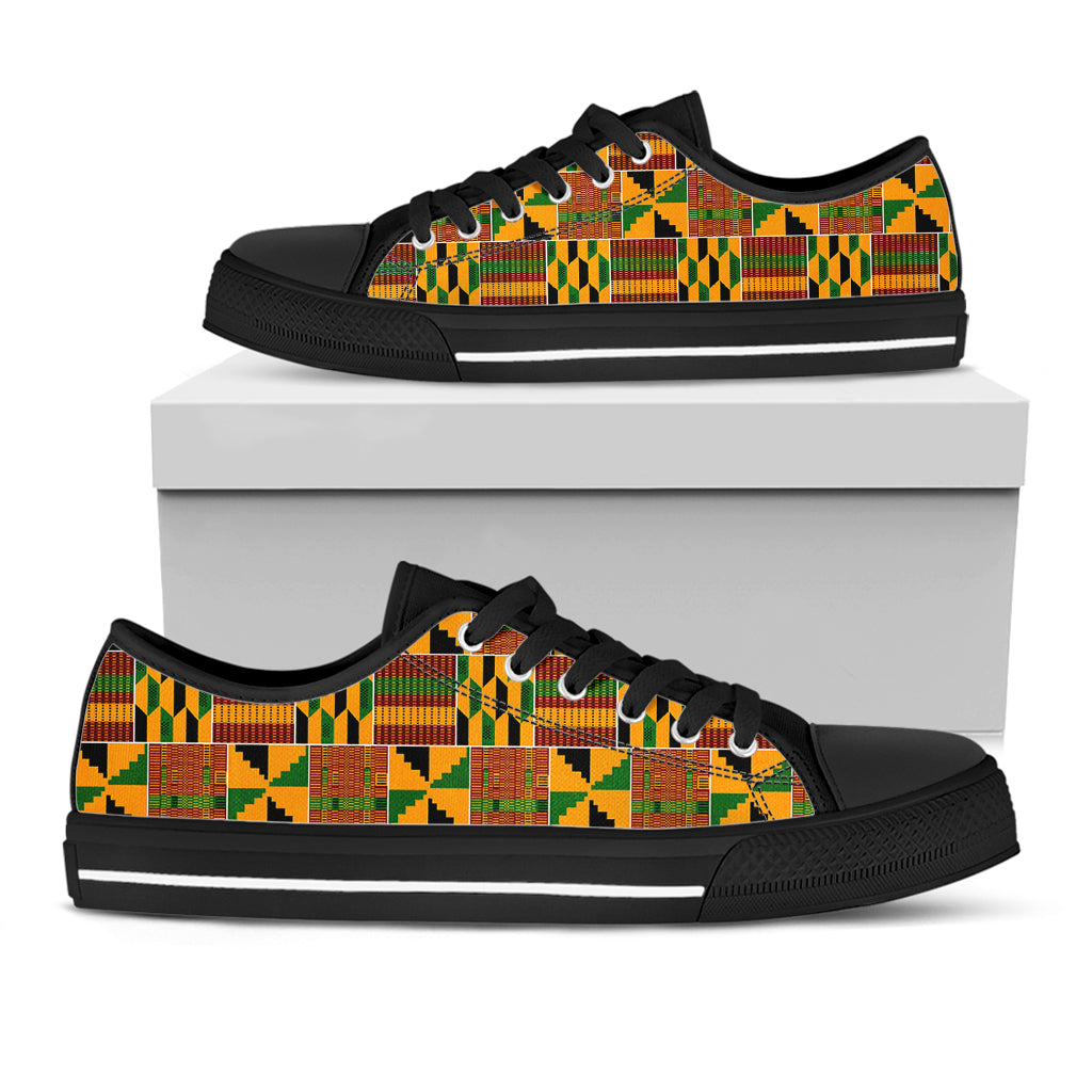 2026 Black History Month Women's Low Top Shoes African Kente Inspired