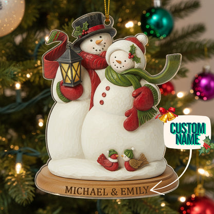 Christmas 2D Acrylic Ornament Always Together Personalized