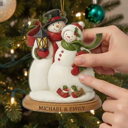 Christmas 2D Acrylic Ornament Always Together Personalized