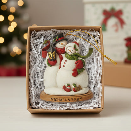 Christmas 2D Acrylic Ornament Always Together Personalized