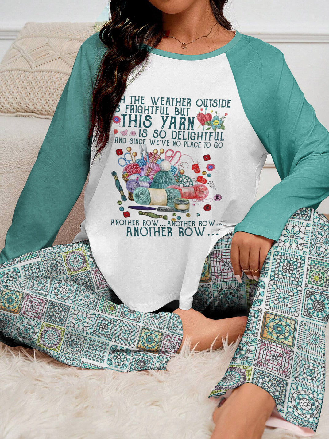Crochet Lover Raglan Lounge Pajamas Another Row Crochet Chart