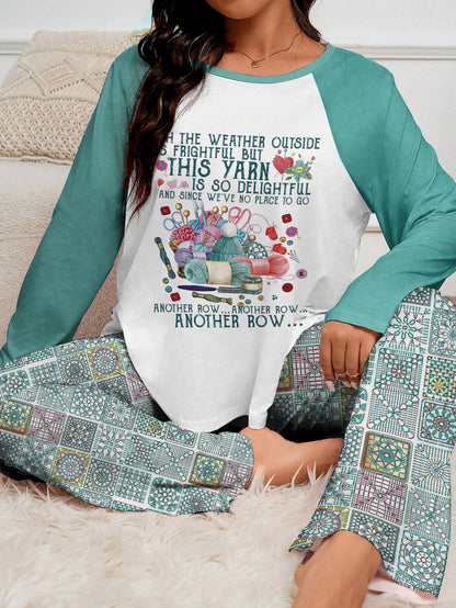 Crochet Lover Raglan Lounge Pajamas Another Row Crochet Chart