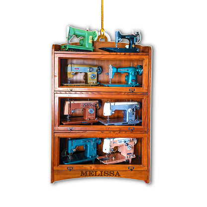 Sewing Lover 2D Acrylic Ornament Personalized Antique Treasure