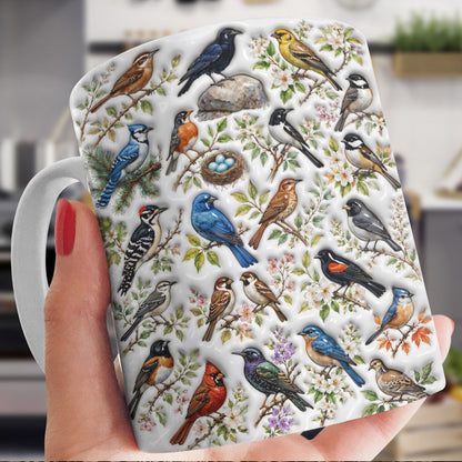 Bird Lover Ceramic Mug Backyard Haven