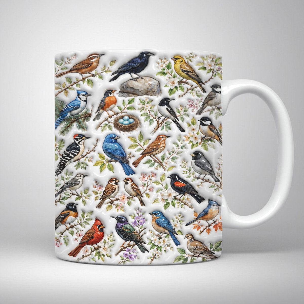 Bird Lover Ceramic Mug Backyard Haven