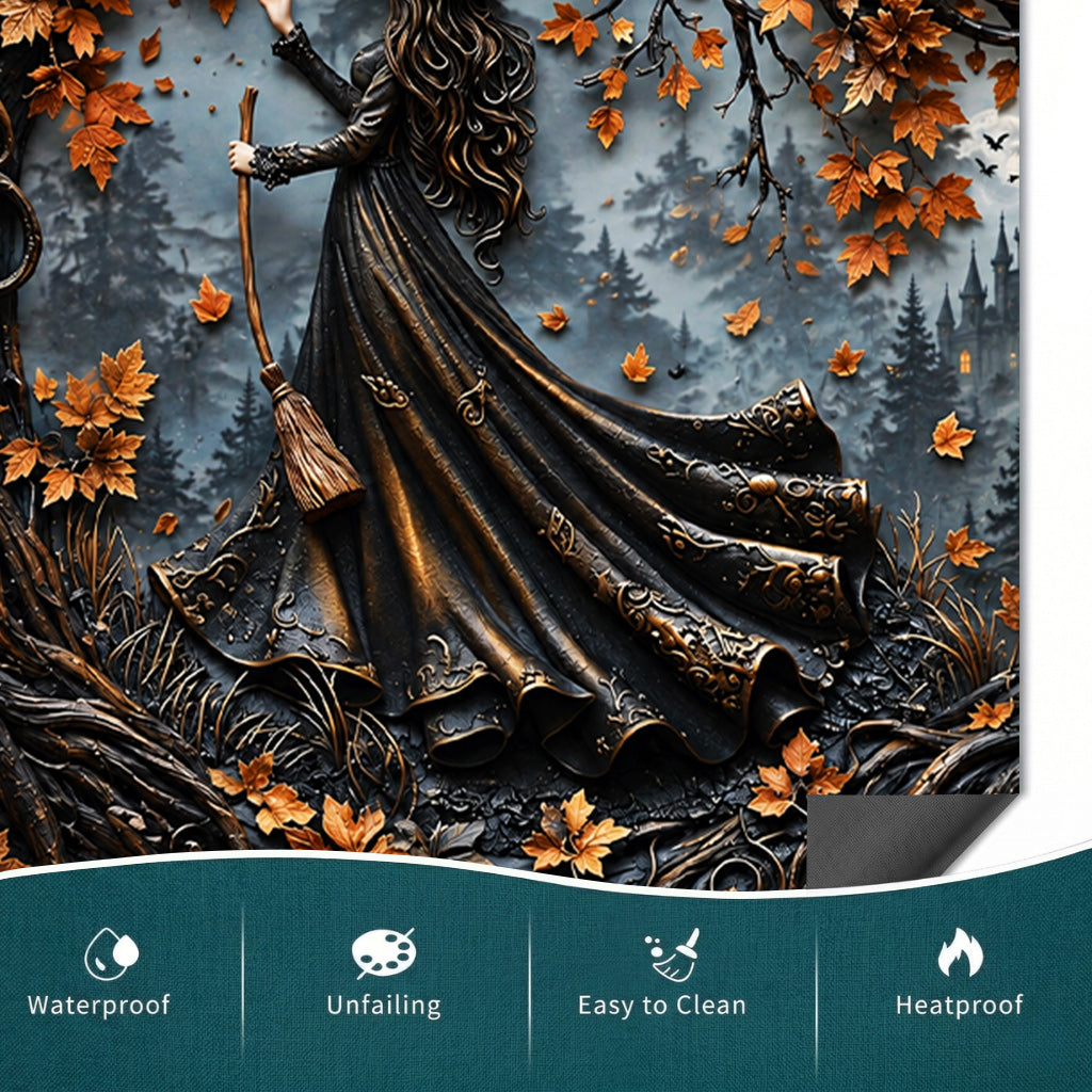 Witch Magnetic Dishwasher Cover Beautiful Witch