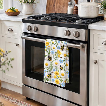 Bee Lover Kitchen Towel Bee Garden Harmony