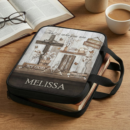God Premium Personalized Bible Cover That Is Who You Are