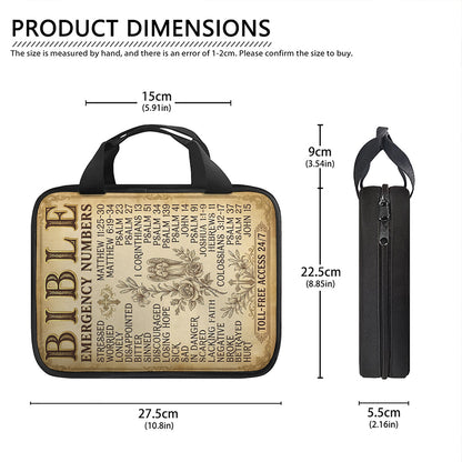 God Premium Bible Cover Bible Emergency Numbers