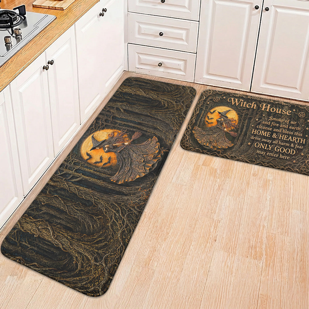 Witch Doormat Blessed Witch House