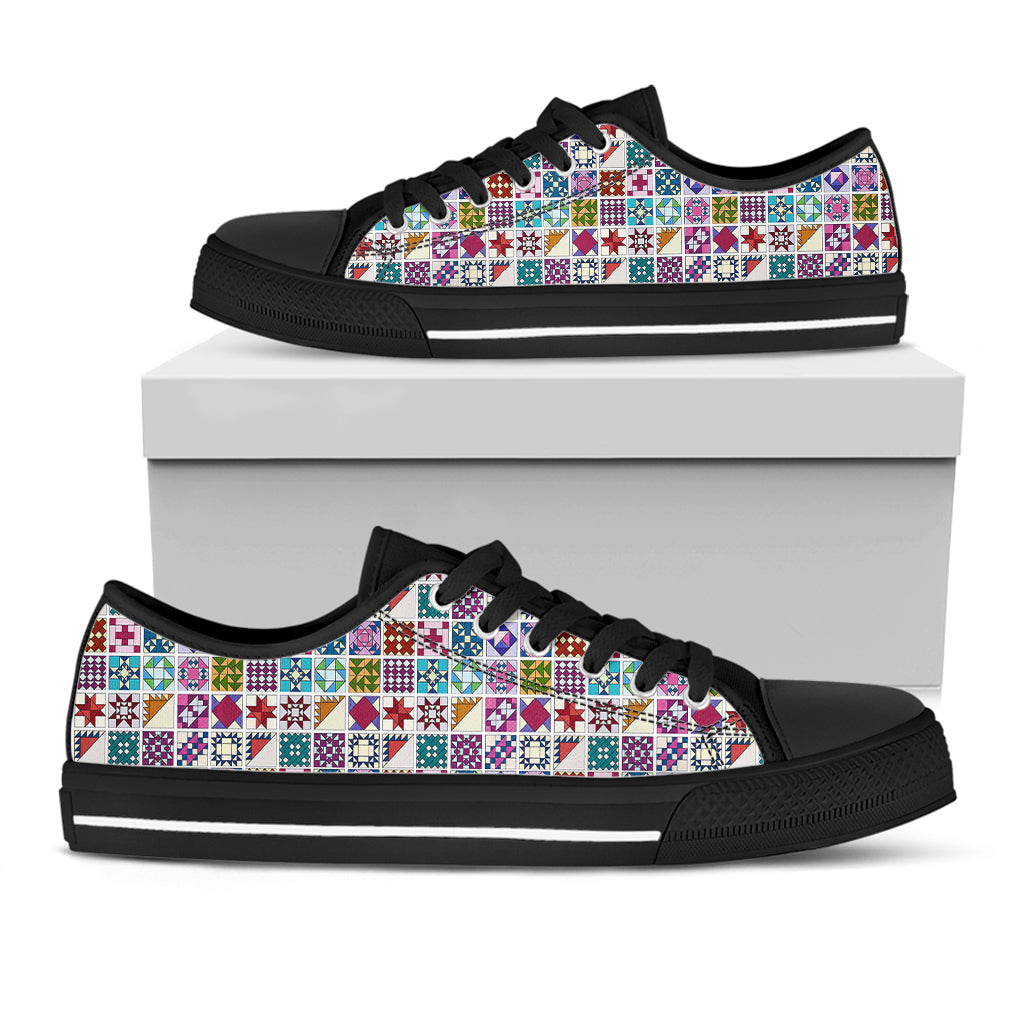 Sewing Lover Women's Low Top Shoes Block Party