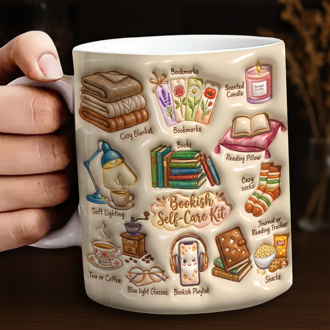 Book Lover 11Oz Mug Bookish Self-care Kit