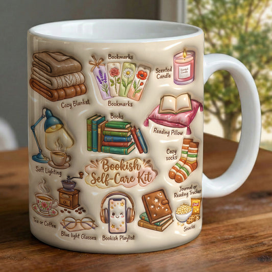 Book Lover 11Oz Mug Bookish Self-care Kit