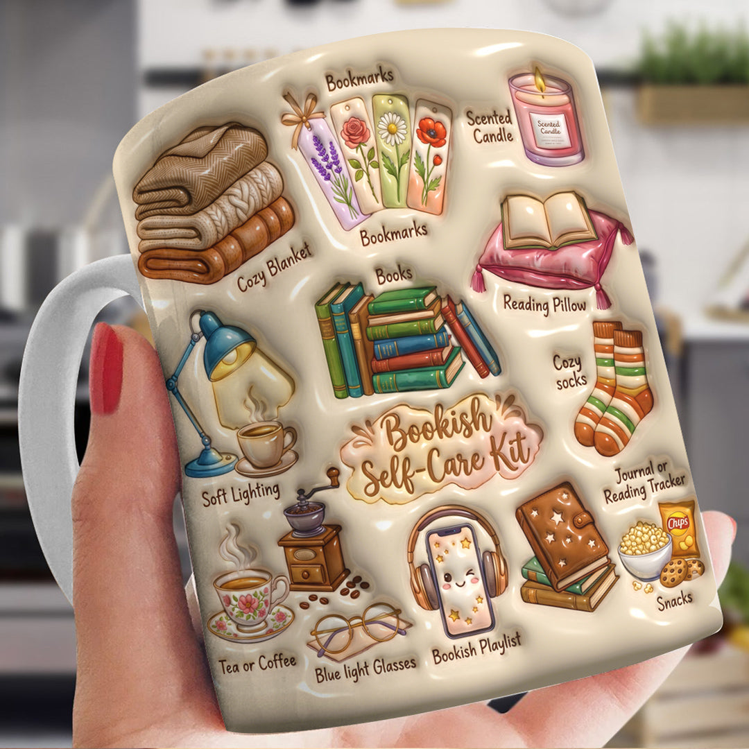 Book Lover 11Oz Mug Bookish Self-care Kit