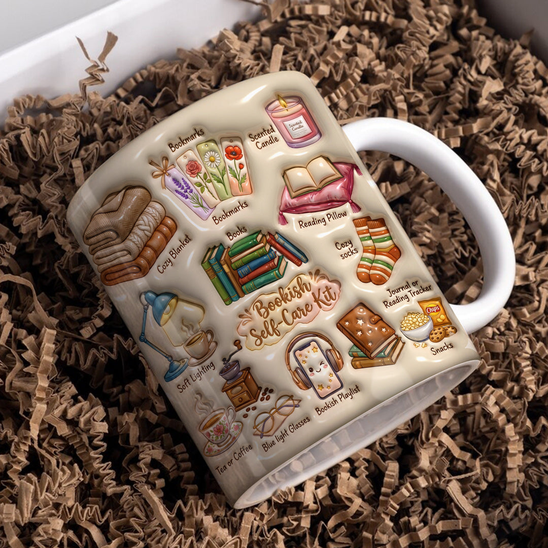 Book Lover 11Oz Mug Bookish Self-care Kit