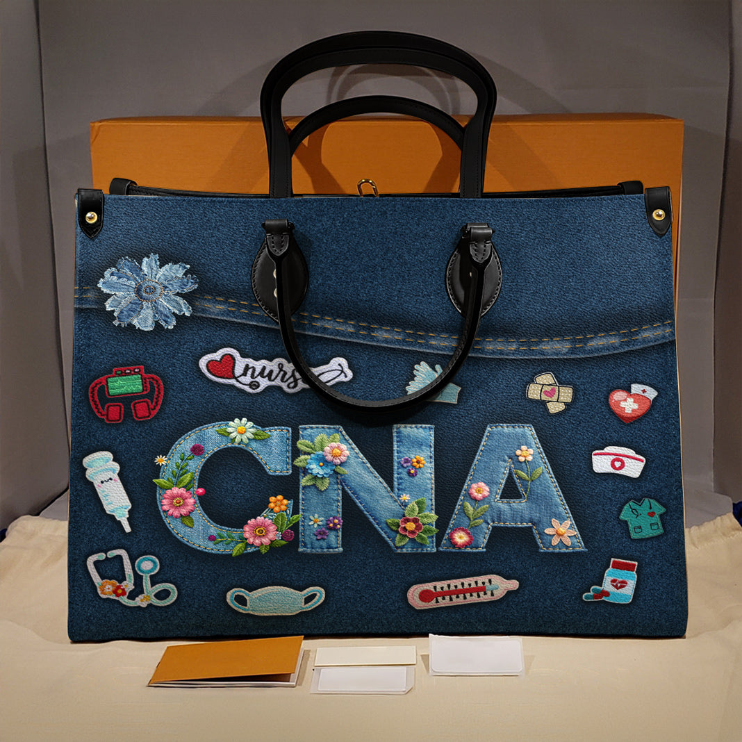 Nurse Leather Bag CNA Carryall