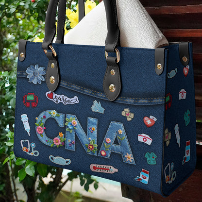 Nurse Leather Bag CNA Carryall