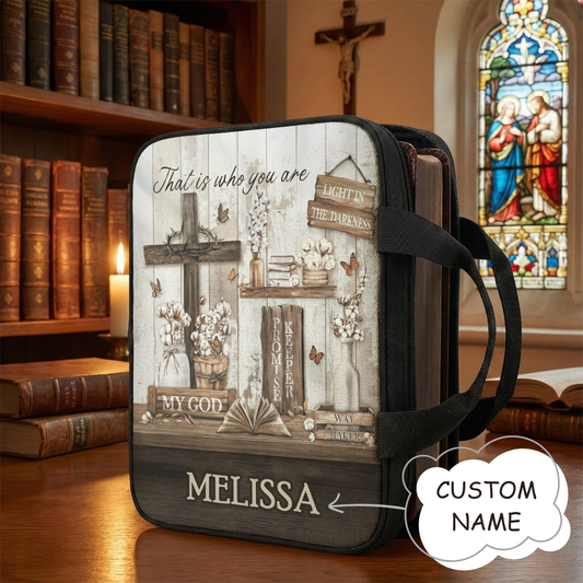 God Premium Personalized Bible Cover That Is Who You Are