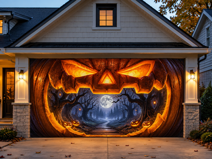 Halloween Garage Door Banner Decoration Halloween Pumpkin Portal