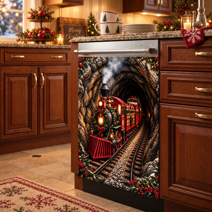 Christmas Magnetic Dishwasher Christmas Express Journey