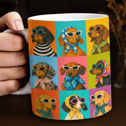 Dachshund Lover Ceramic Mug Chic Club