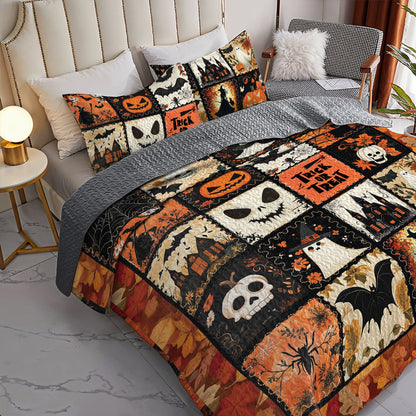 Halloween All Season Quilt 3-Piece Set Chilling Comforts