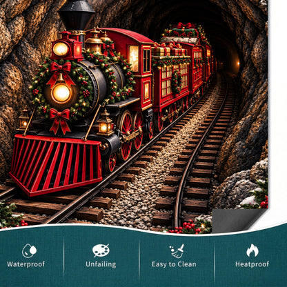Christmas Magnetic Dishwasher Christmas Express Journey