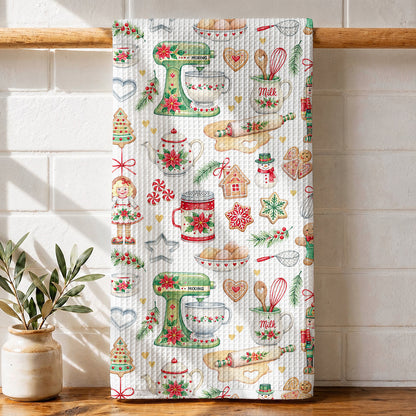 Baking Kitchen Towel Cozy Christmas Baking