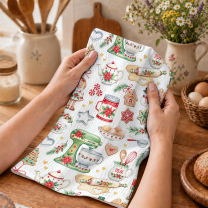 Baking Kitchen Towel Cozy Christmas Baking