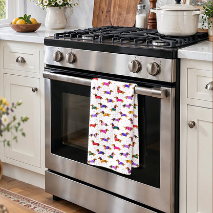 Dachshund Kitchen Towel Cozy Doxies