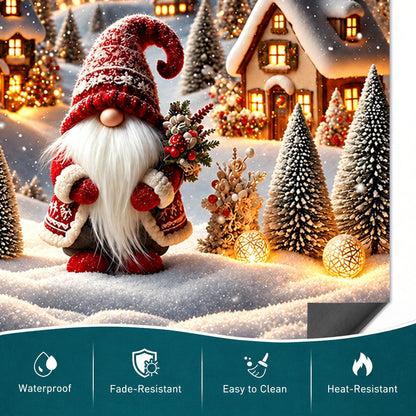 Christmas Magnetic Dishwasher Cozy Village Gnome