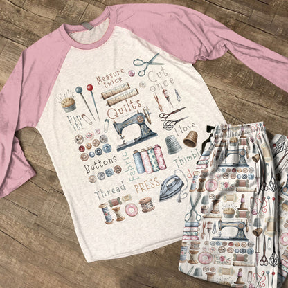 Sewing Lover Raglan Lounge Pajamas Crafty Comfort