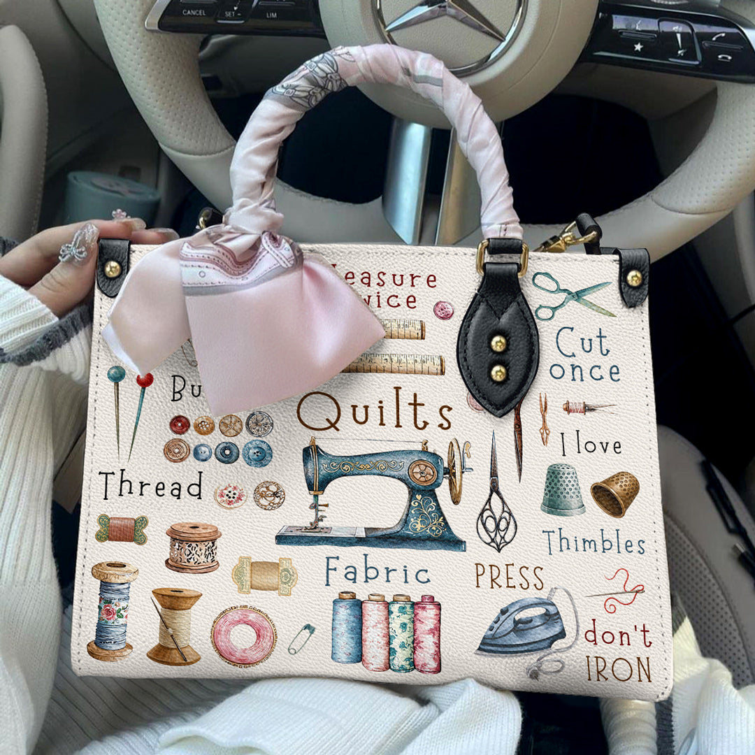 Sewing Lover Leather Bag Crafty Chic