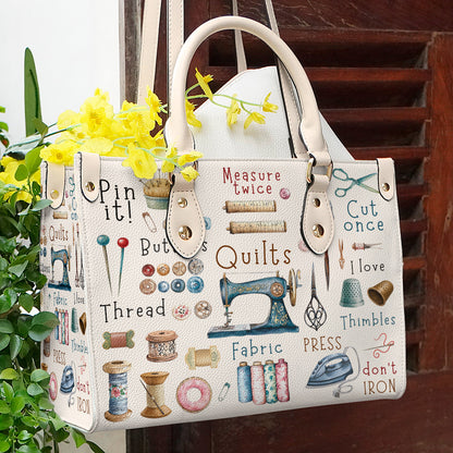 Sewing Lover Leather Bag Crafty Chic